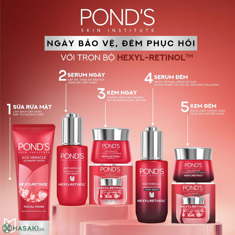 Sữa Rửa Mặt Pond's Age Miracle 100g