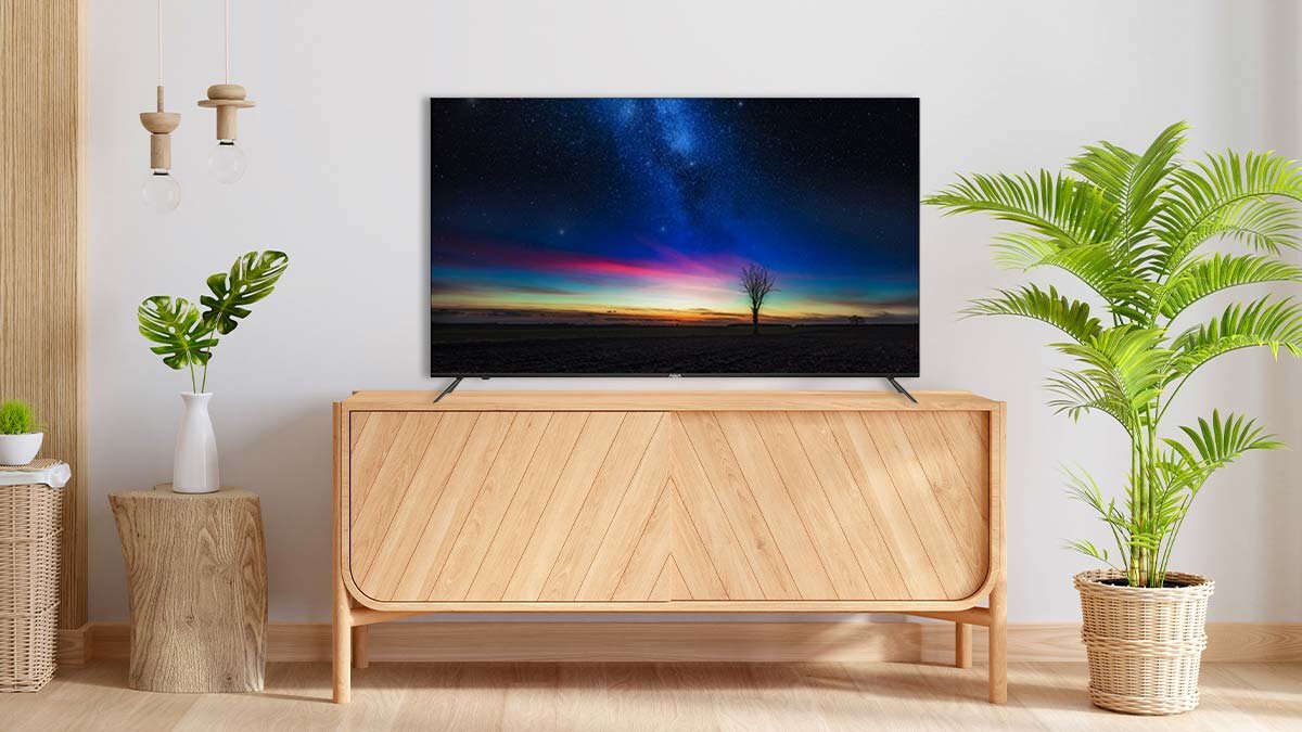 Tivi Aqua 4K 55 Inch LE55AQT6600UG được bố trí đẹp mắt và sang trọng