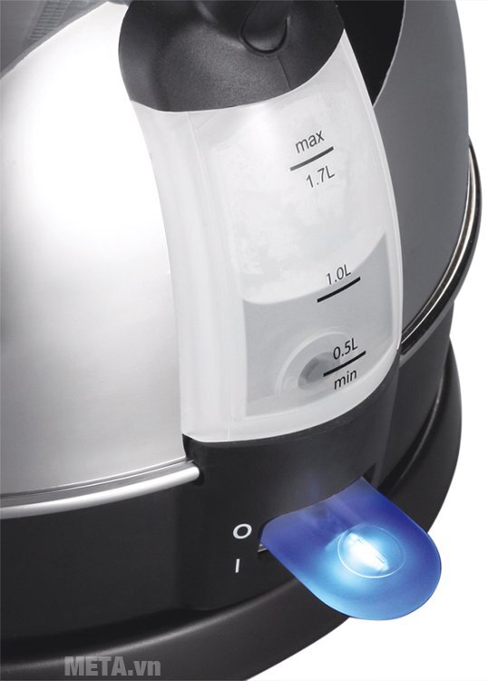 Ấm siêu tốc inox Severin WK 3349 - 1,7 lít