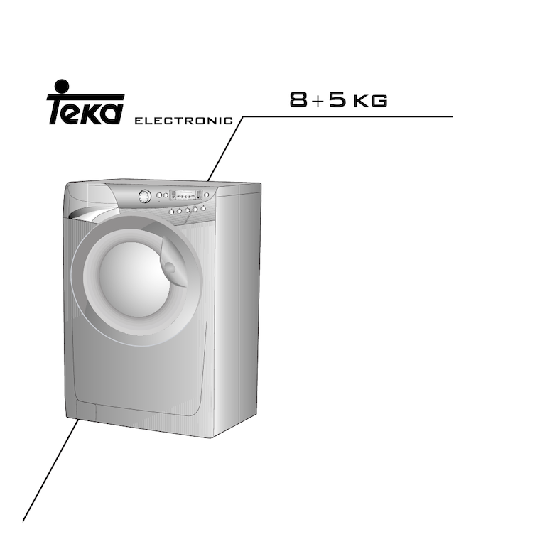 Máy giặt và sấy lồng ngang Teka LSE 1485 (8 kg)