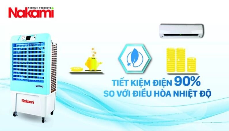 Máy làm mát không khí Nakami NKA-03500B - 33L Máy làm mát không khí Nakami NKA-03500B - 33L