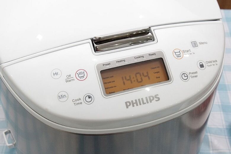 Nồi cơm điện tử Philips 1.8 lít HD3077 Nồi cơm điện tử Philips 1.8 lít HD3077
