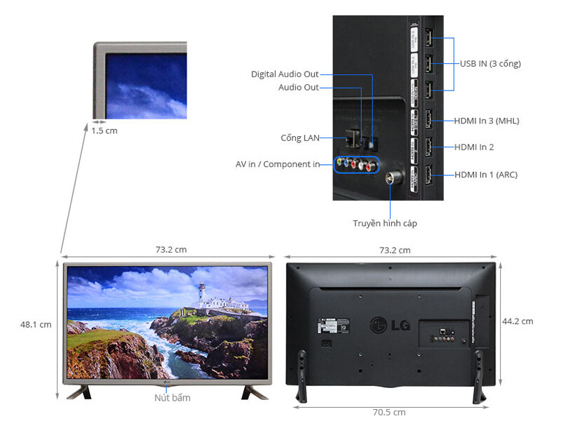 Smart Tivi LG 32 inch 32LF581D Smart Tivi LG 32 inch 32LF581D