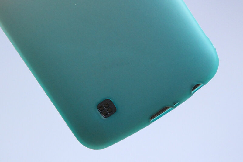 Ốp lưng LG K10 Nhựa dẻo trong Matte Xanh dương