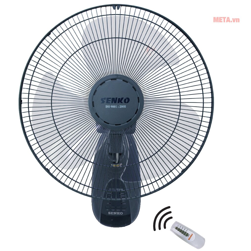 Quạt treo tường Senko TR1628 (47W, có điều khiển) Quạt treo tường Senko TR1628 (47W, có điều khiển)