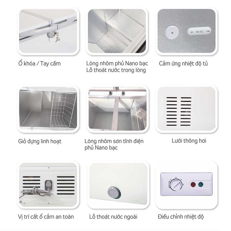 Tủ đông Kangaroo KG428IC1 420 Lít - Inverter Tủ đông Kangaroo KG428IC1 420 Lít - Inverter