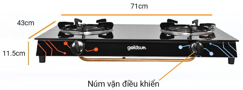 Bếp gas dương Goldsun GGS7009