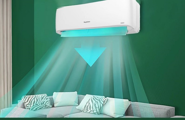 Điều hòa Nagakawa Inverter 9000 BTU 1 chiều NIS-C09R2H12 gas R-32 2 Điều hòa Nagakawa 9000 BTU 1 chiều Inverter NIS-C09R2H12