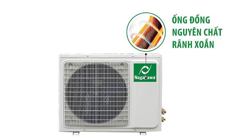 Điều hòa Nagakawa Inverter 18000 BTU 1 chiều NIT-C18R2M16 gas R-410A