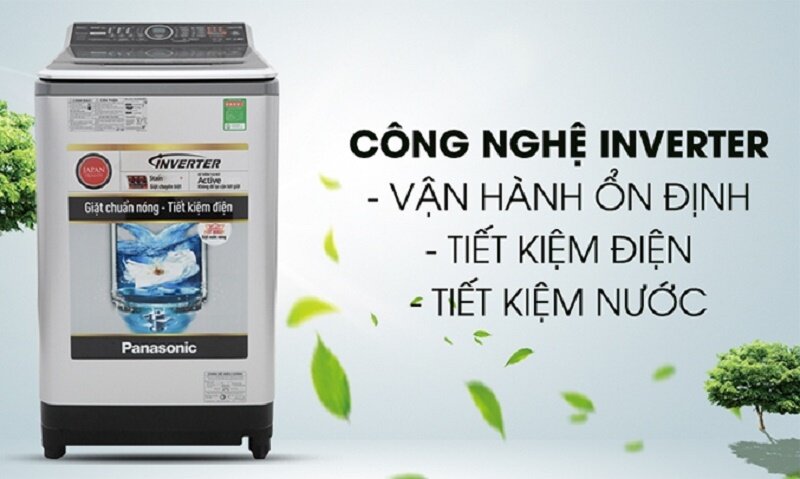 Máy giặt Panasonic Inverter 13,5 kg NA-FS13V7SRV