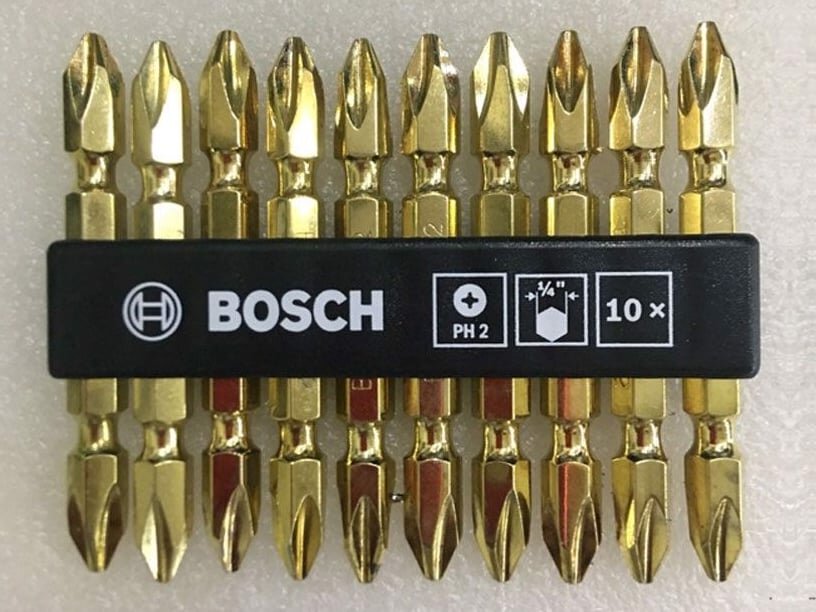 10 đầu vít PH2 Bosch 2608521042