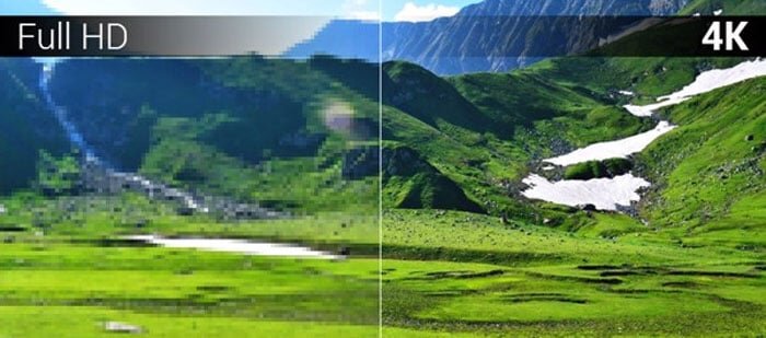 Độ phân giải 4K (Ultra HD) cho hình ảnh sắc nét