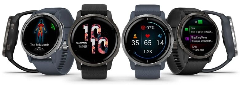 Đồng hồ thông minh Garmin Venu 2 thiết kế