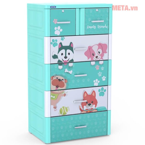 Tủ nhựa Tabi-L Duy Tân 5 ngăn Tủ nhựa Tabi-L Duy Tân 5 ngăn