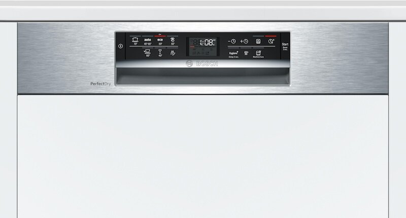Máy rửa bát Bosch SMI67MS01E được trang bị bảng điều khiển cảm ứng hiện đại (Ảnh: Bosch).