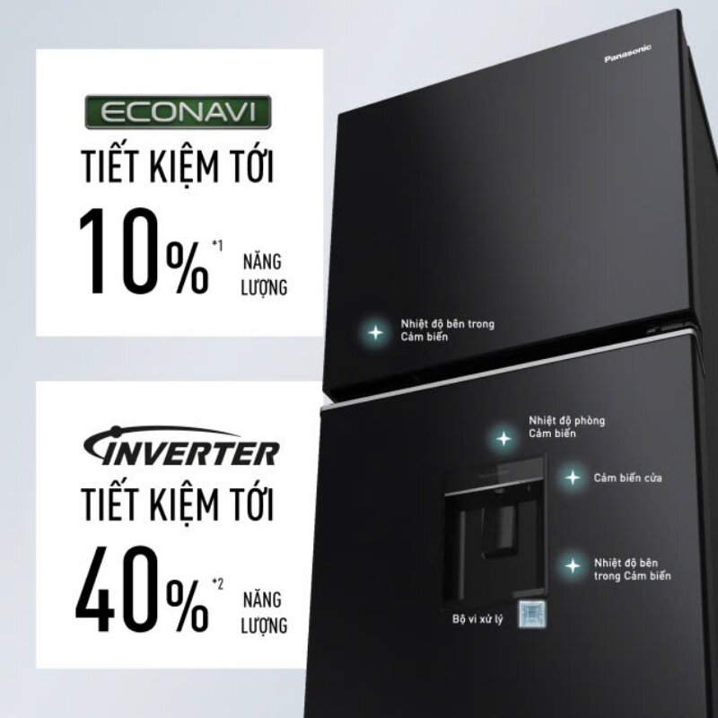 Tủ lạnh Panasonic Inverter 265 lít NR-TV301GVKV