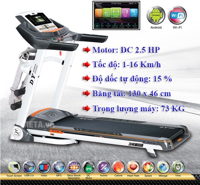 Máy chạy bộ điện Động Lực DL-019S