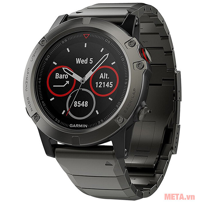 Vòng đeo tay theo dõi sức khỏe Garmin Fenix 5 Sate Gray