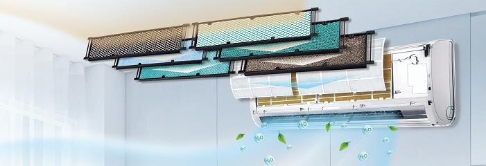 Điều hòa 1 chiều Gree GWC12QC-K3NNC2H - 12000BTU