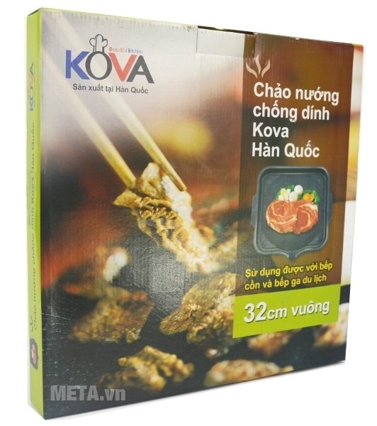 Chảo nướng chống dính Kova vuông HGS