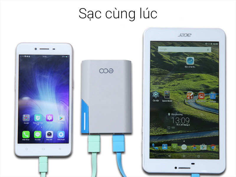 Pin sạc dự phòng 7.500 mAh ECO Y39A Pin sạc dự phòng 7.500 mAh ECO Y39A