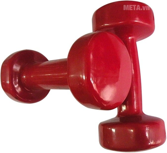 Tạ tay thép bọc cao su Life 3LB màu đỏ Tạ tay thép bọc cao su