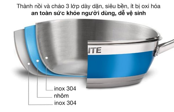 Bộ nồi inox Kalite KL-336