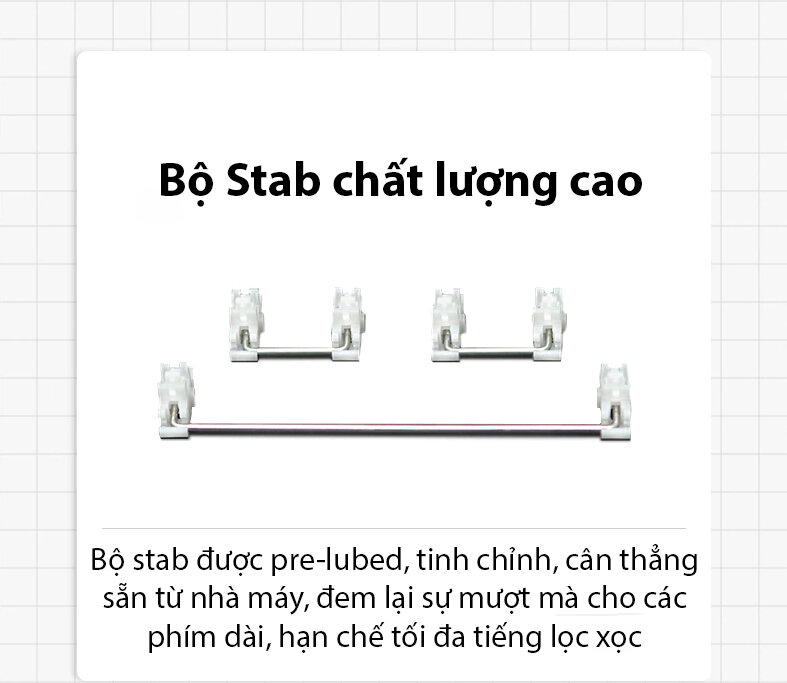 Bàn phím cơ FL-Esports GP87 CP White Green White sw (Gateron Pro) (USBC/RGB/Hotswap) 8