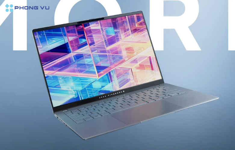 ASUS Vivobook S 14 OLED S5406MA-PP198WS với thiết kế tinh tế và nhẹ nhàng, dễ dàng mang theo