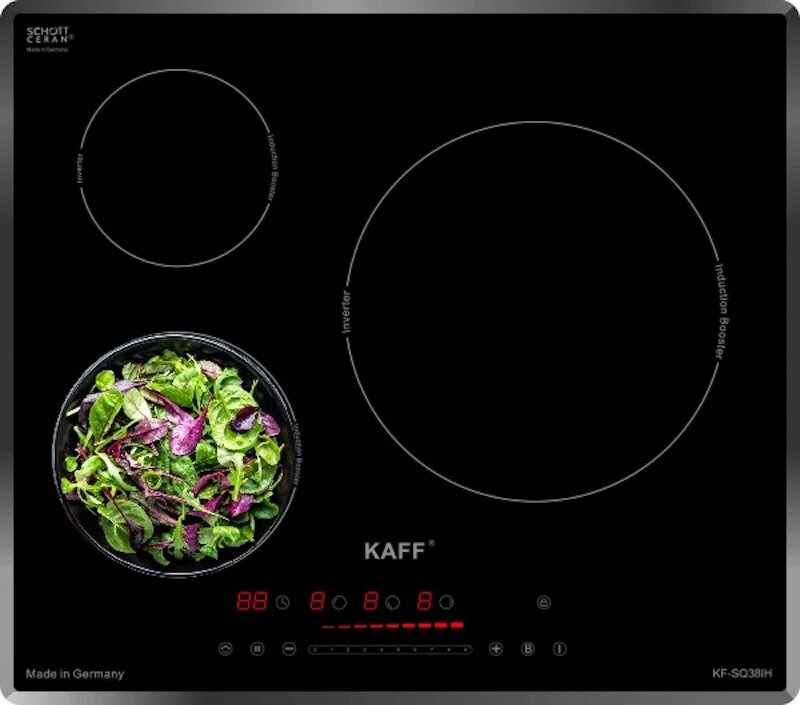 Bếp từ 3 vùng nấu Kaff KF-SQ38IH sử dụng công nghệ Inverter tiên tiến