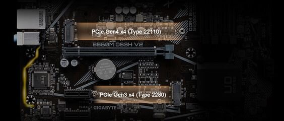 Mainboard Gigabyte B560M DS3H V2 (ảnh 4)
