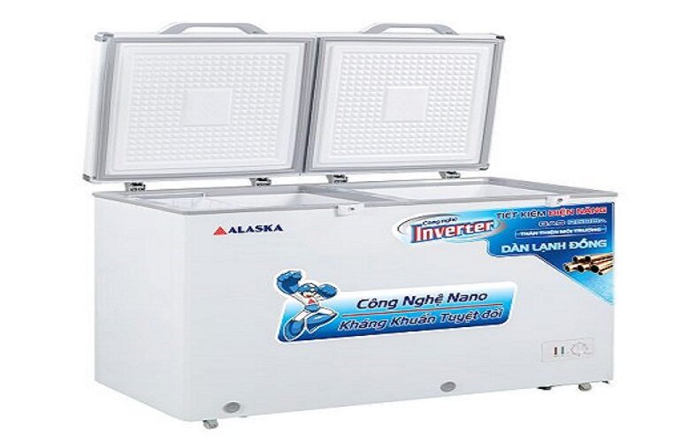Tủ đông Alaska inverter 2 ngăn 350 lít BCD-3568CI