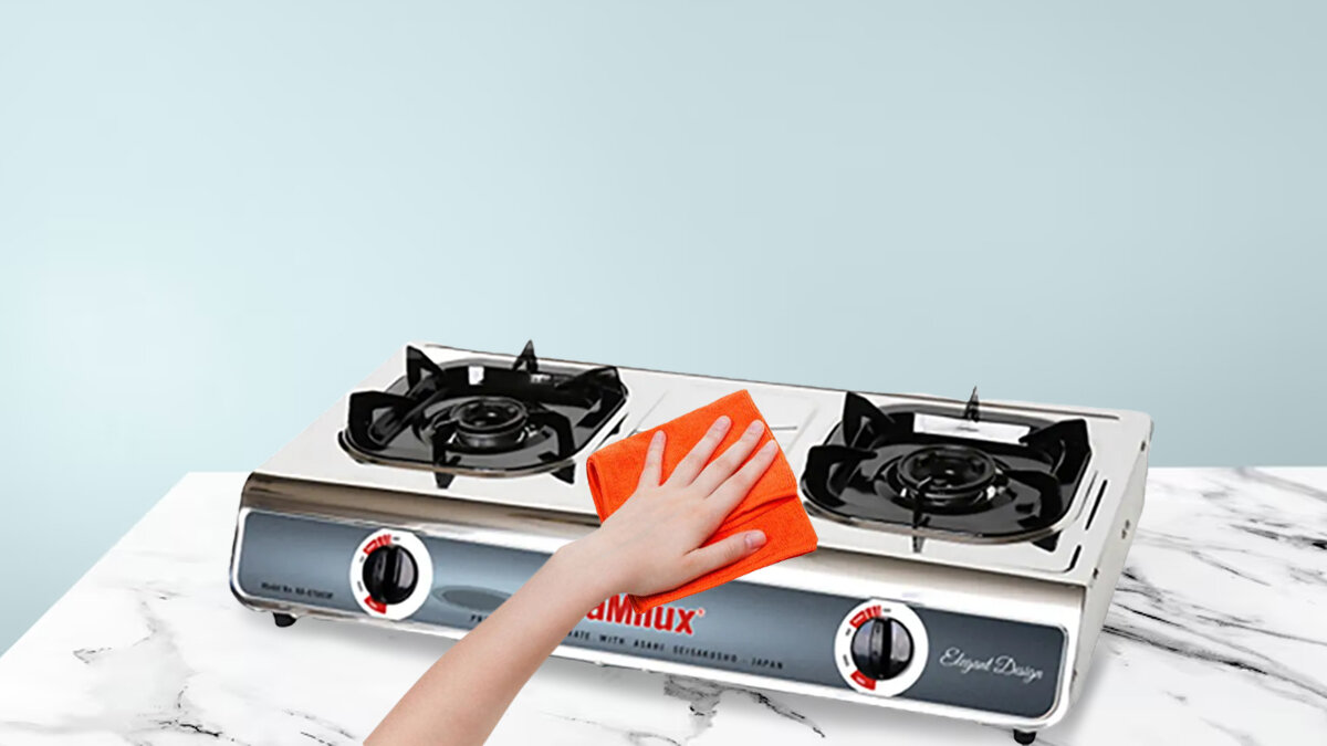 Bếp gas đôi Namilux NH-670ASM dễ dàng vệ sinh