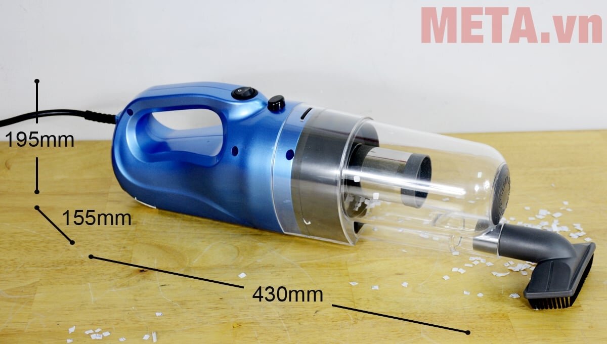 Kích thước máy hút bụi Shimono SVC 1016