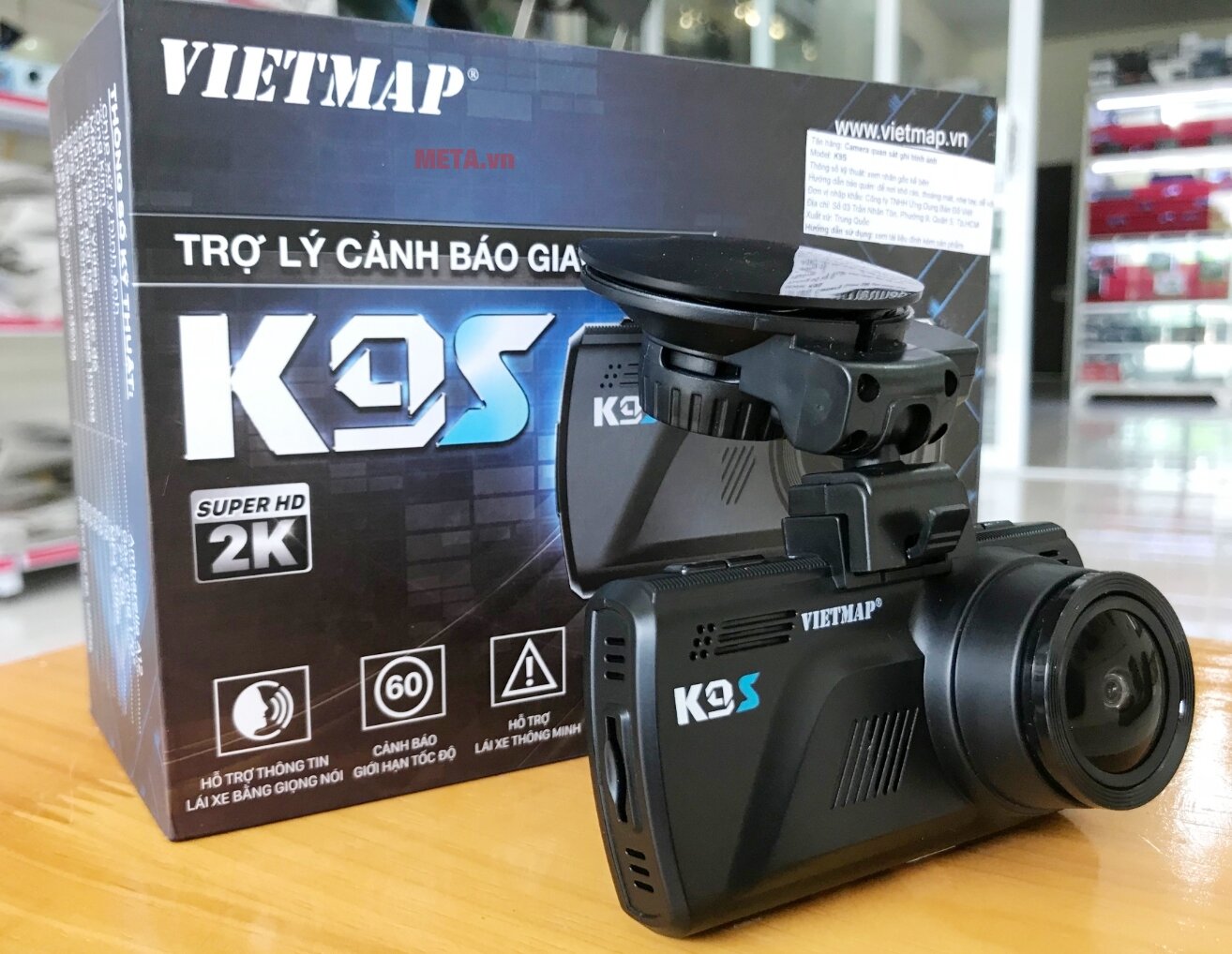 Camera hành trình VietMap K9S (Hỗ trợ cảnh báo giao thông bằng giọng nói)