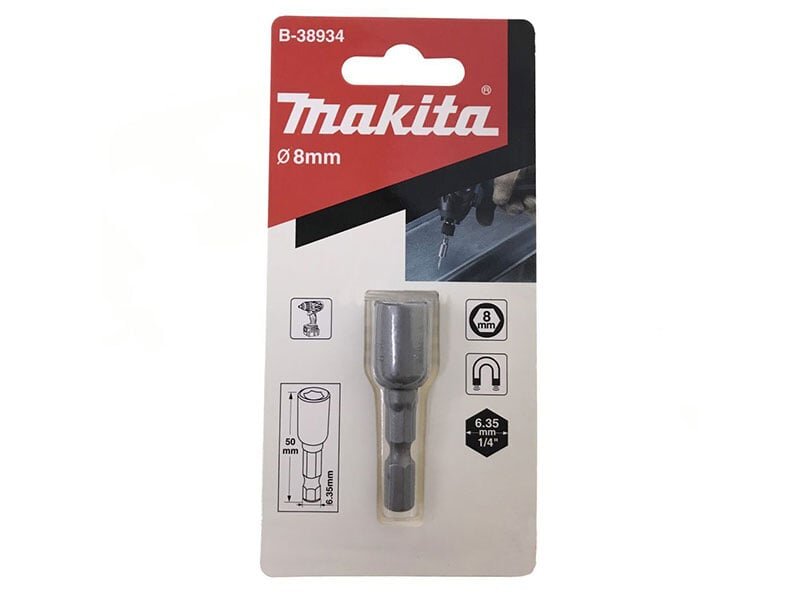 Đầu tuýp vặn vít tôn 8mm Makita B-38934 Đầu tuýp vặn vít tôn 8mm Makita B-38934