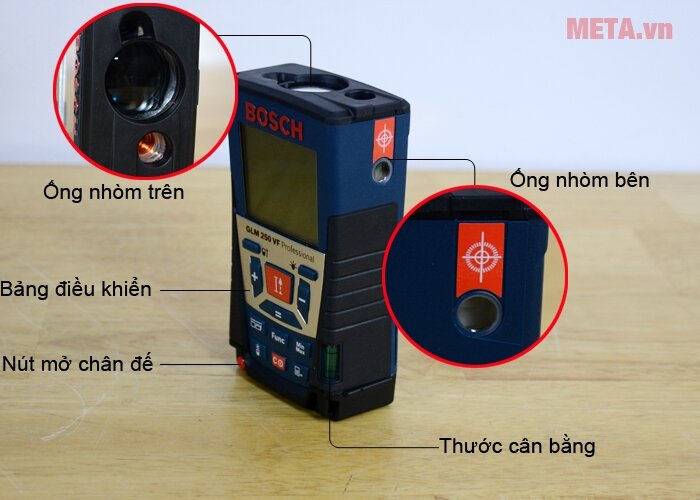 Máy đo khoảng cách laser Bosch GLM 250 VF