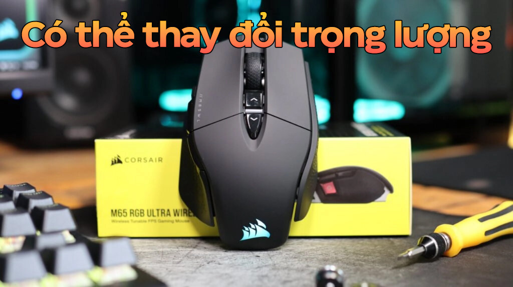 Chuột Corsair M65 RGB Ultra Black (CH-9309411-AP2)