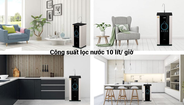 Máy lọc nước RO dạng tủ IQ Karofi K9IQ-2AU | công suất lọc nước 10 lít/ giờ đem lại hiệu năng cao