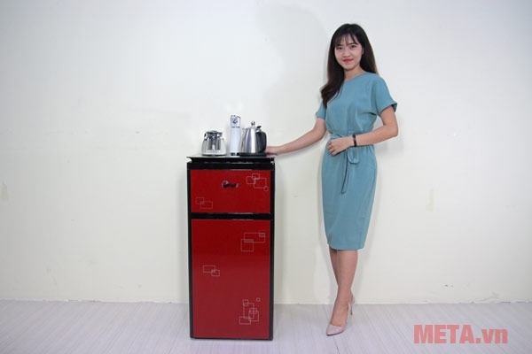 Cây nước nóng lạnh kết hợp với bàn pha trà, cà phê FujiE WD3000C Cây nước nóng lạnh kết hợp với bàn pha trà, cà phê FujiE WD3000C