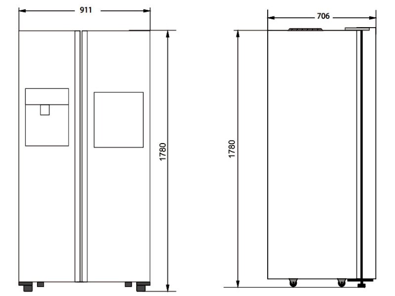 Tủ lạnh Kaff 573 lít KF-BCD606WHIT