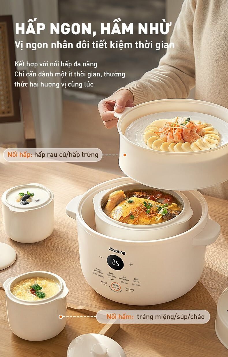 Nồi nấu chậm Joyoung JSC-187 1.8 lít