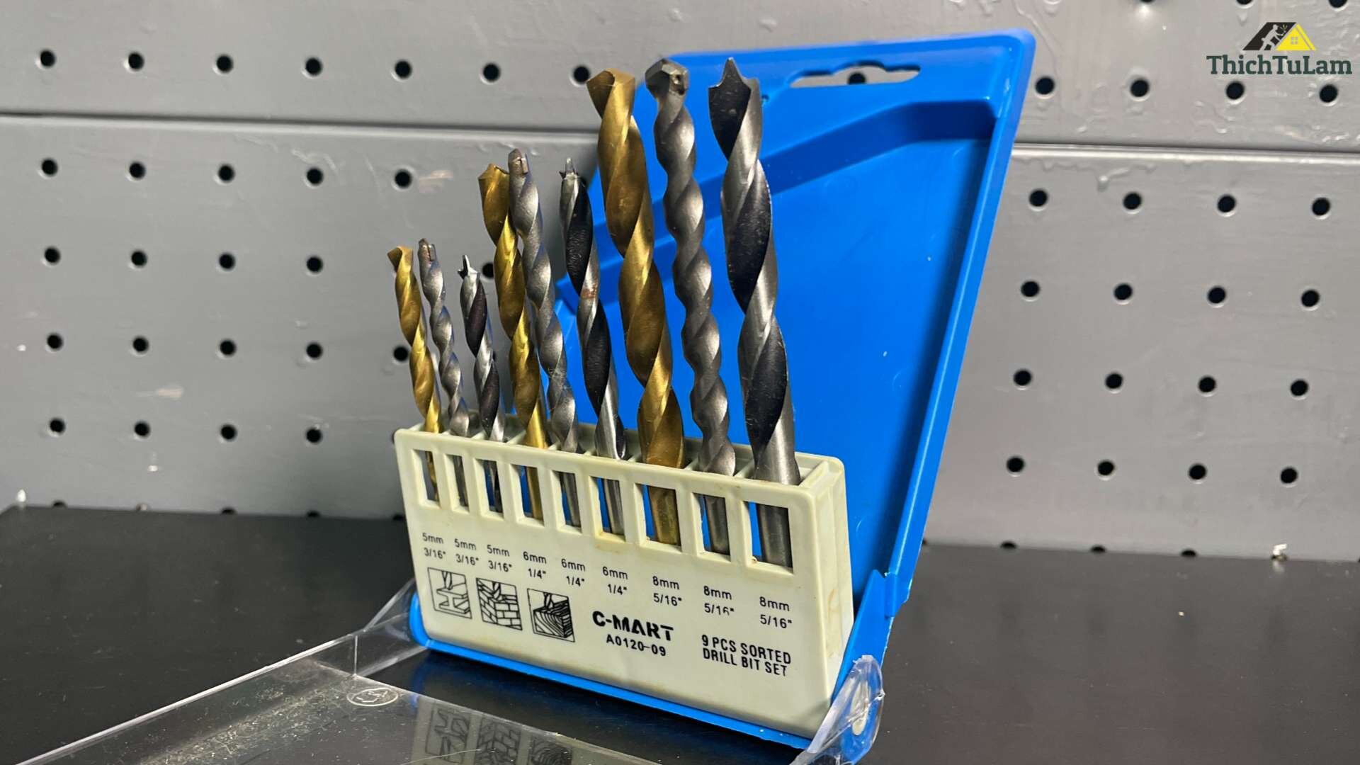 Bộ 9PCS mũi khoan đa năng Cmart A0120-09