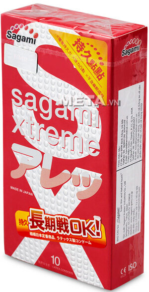 Bao cao su Sagami Xtreme Feel Long (hộp 10 chiếc)