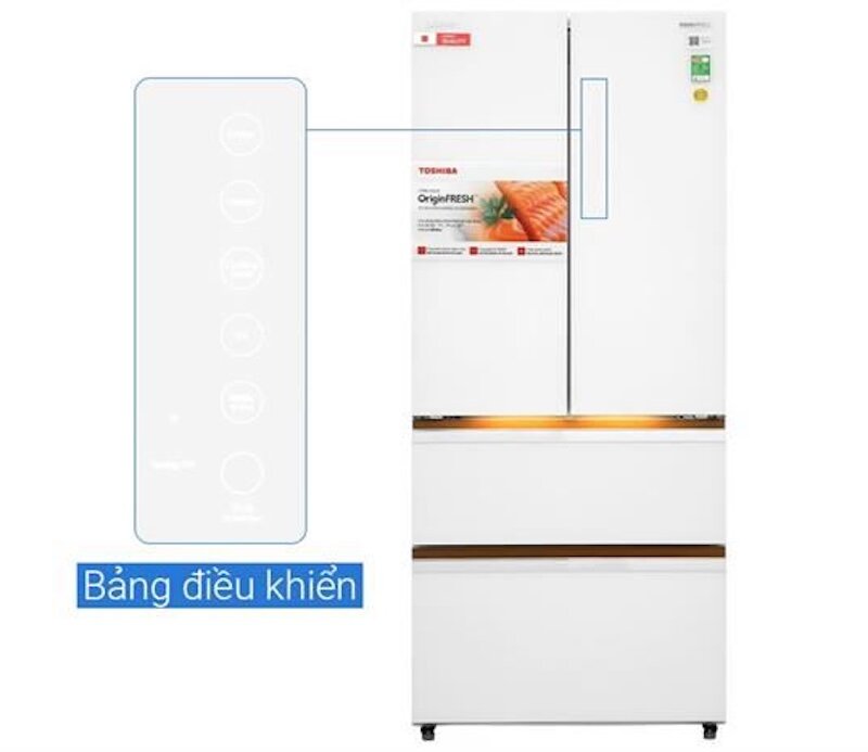 tủ lạnh Toshiba GR-RF690WI-PGV còn tích hợp nhiều tiện ích hữu ích