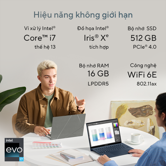 Hiệu năng Asus Zenbook S 13 OLED UX5304VA-NQ125W