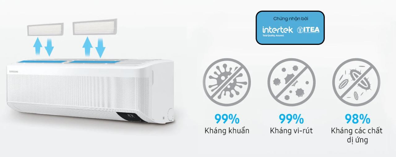 Điều hòa Samsung 9000 BTU 1 chiều Inverter AR10TYHYCWKNSV gas R-32 4 yH5BAEAAAAALAAAAAABAAEAAAIBRAA7