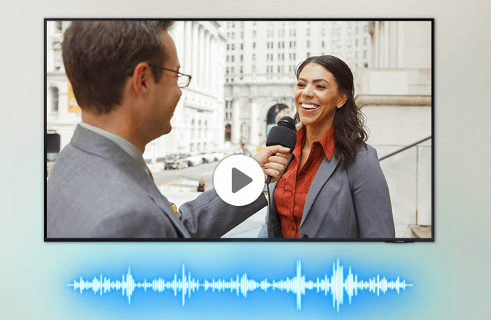 TV 4K Samsung UA75DU8000KXXV mang đến âm thanh trong trẻo