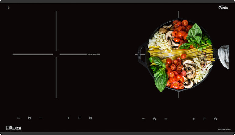 Bếp từ âm 2 vùng nấu Binova BI-307Plus