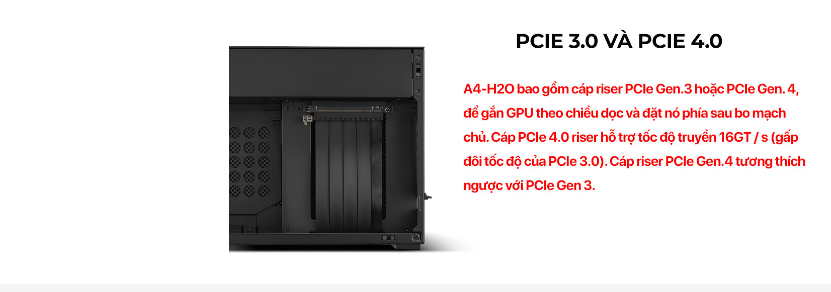 Vỏ Case LIAN-LI A4 H2O Black (Mini Tower/Màu Đen/Kèm sẵn PCIE 4.0)